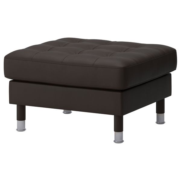 Табурет для ног, темно-коричневый, металл IKEA LANDSKRONA ЛАНДСКРУНА 190.318.17 - фото 1
