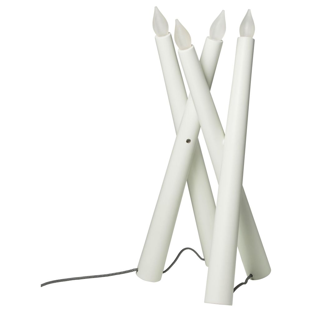 Светодиодное напольное украшение СТРОЛА, белый - схема-чертеж с размерами