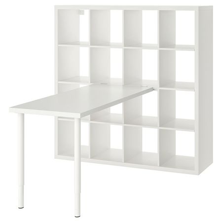 KALLAX / LAGKAPTEN Стол, комбинация - белый 147x159x147 см
