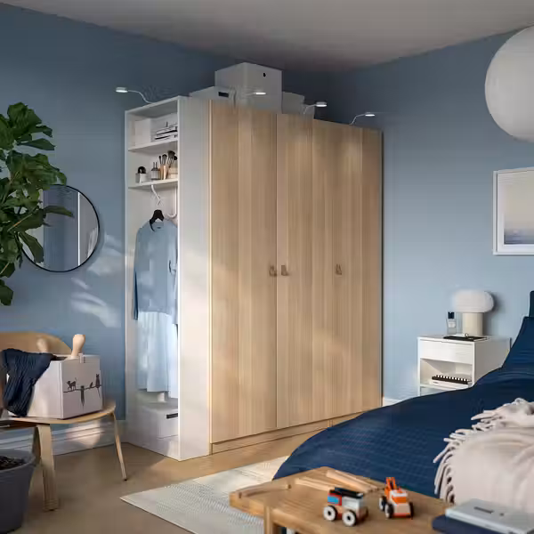 PAX / FORSAND Гардероб, комбинация - схема-чертеж с размерами