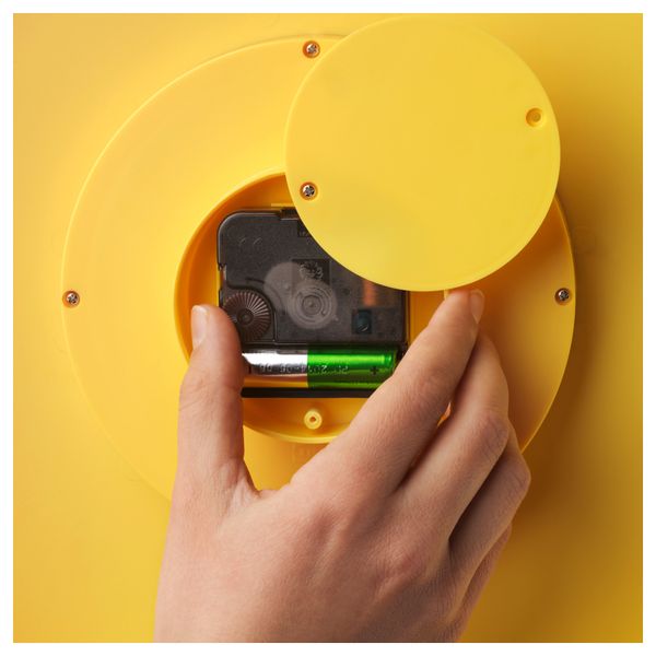 Настенные часы ПЛАДРА, черный, желтый - фото 3