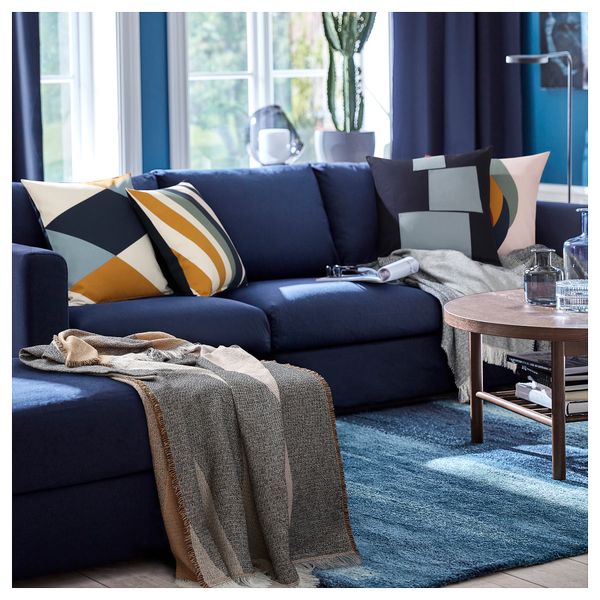 Плед, 130x170 см IKEA VIPPSLIDE 305.727.62 - схема-чертеж с размерами