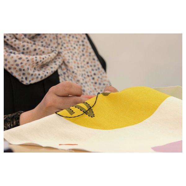 Чехол на подушку, ручная работа/Лицо разноцветный 50x50 см IKEA MANDELPIL МАНДЕЛЬПИЛ 005.150.56 - фото 4