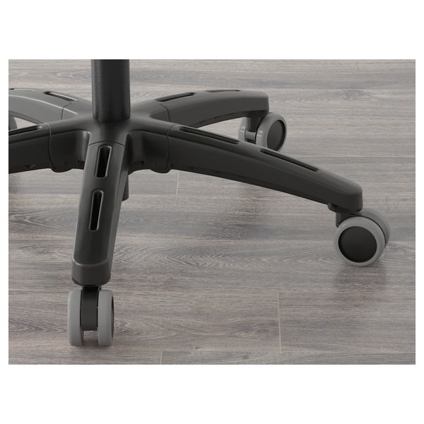 Рабочий стул ВОЛЬМАР, Легульт Соннебу темно-серый Легульт серый/черный темно-серый - фото 7