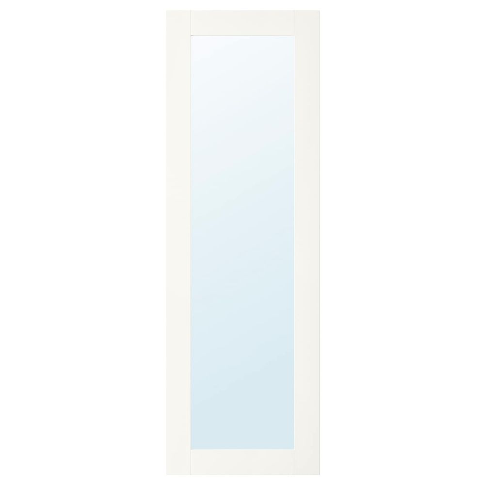 Зеркальная дверь, белый 40x120 см IKEA RIDABU РИДАБУ 603.861.55 - фото 1