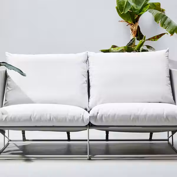 HAVSTEN 2-местный диван,садовый - бежевый/бежевый - фото 4