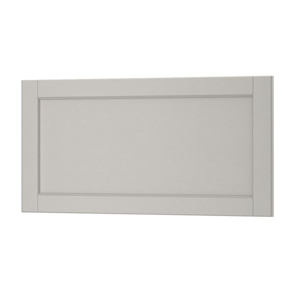 Фронтальная панель ящика ЛЕРХЮТТАН, светло-серый - схема-чертеж с размерами