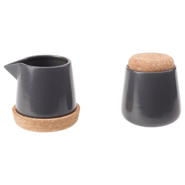 Сахарница и сливочник ВИНТЕР 2017, серый - фото 1