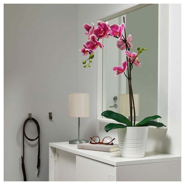 Искусственное растение в горшке ФЕЙКА, Орхидея розовый (12 см) - фото 2