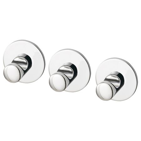Крючок, самоклеящийся, хромированный IKEA SKOGHALL СКУГХАЛЬ 003.792.47