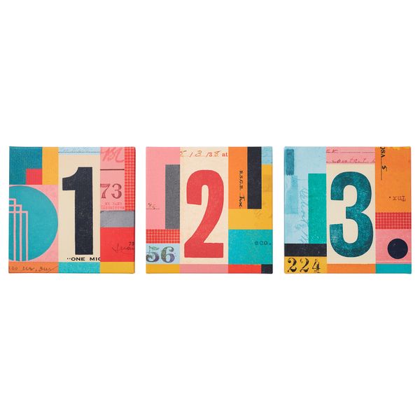 Картина ПЬЕТТЕРИД, 1–2–3 (25x25 см) - фото 1