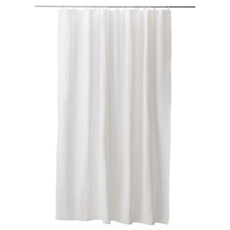 Штора для ванной, белый, 180x200 см IKEA ЭГГЕГРУНД 003.705.67