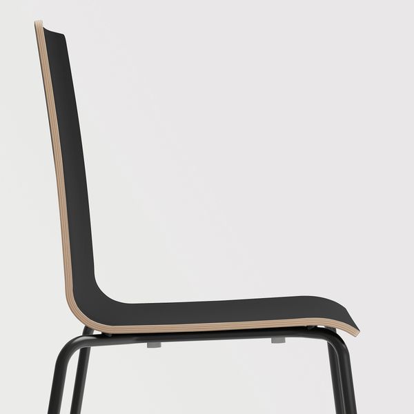 Стул, черный/черный IKEA MARTIN 092.195.27 - фото 6