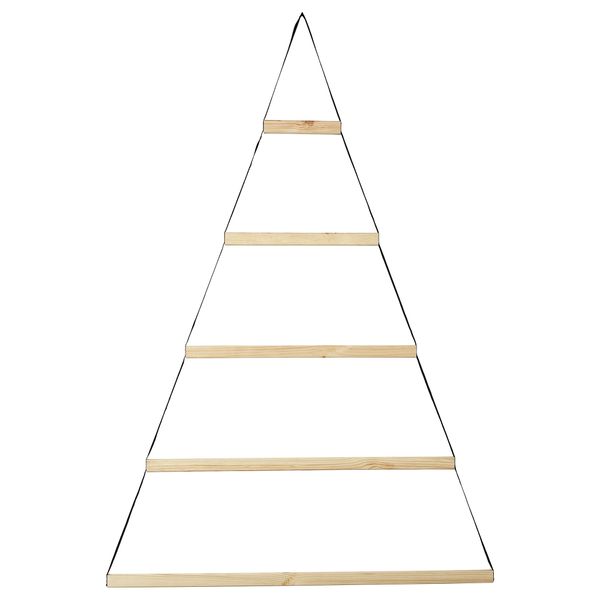 Настенное украшение, бамбук, черный IKEA VINTERFINT 705.532.62 - фото 1