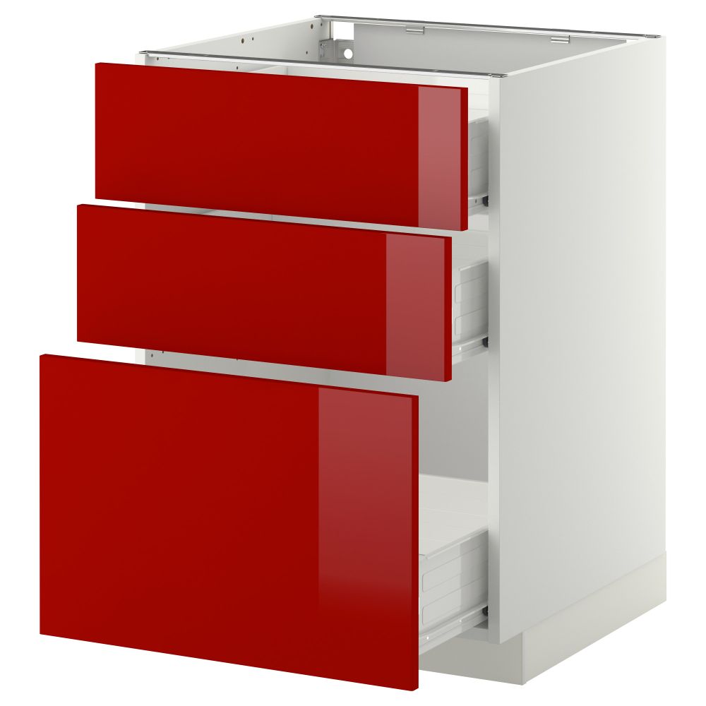 IKEA, вид спереди - схема-чертеж с размерами