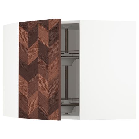 Угловой Навесной шкаф с вращающейся секцией, 68x60 cm IKEA METOD МЕТОД 094.010.17