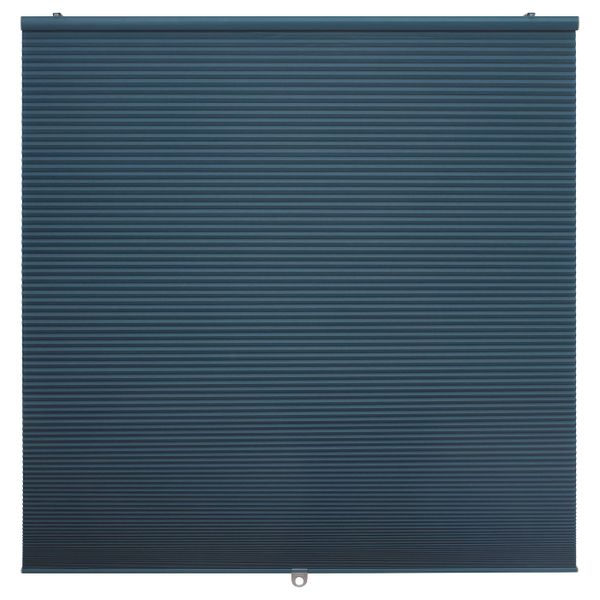 Затемняющие сотовидные жалюзи, синий 140x155 см IKEA HOPPVALS ХОППВАЛС 204.538.87 - фото 1
