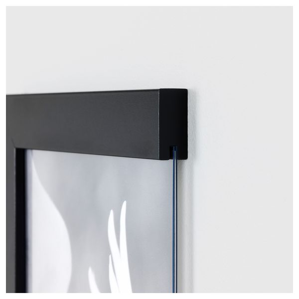 Рама для 3 картин НЭСВИКЕН, черный (101x24.5 см) - схема-чертеж с размерами