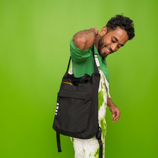 Дорожная сумка, черный 28x12x44 см/16 л IKEA VÄRLDENS ВЭРЛДЕНС 804.879.12 - фото 6