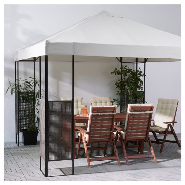 Павильон АММЕРЭ, темно-коричневый, бежевый (300x300 см) - фото 2