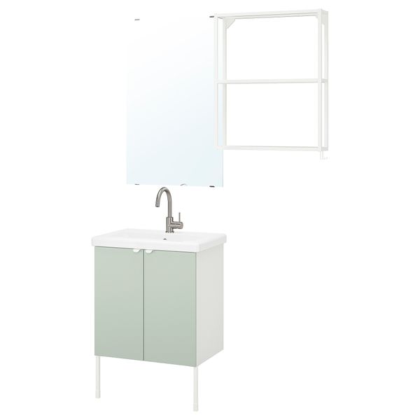 Комплект мебели для ванной,11 предмета IKEA TVÄLLEN ЛЕН ТВЭЛЛЕН, BEGIVENHET БЕГИВЕНХЕТ 794.992.56 - фото 2