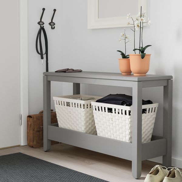 Консольный стол, серый 100x35x63 см IKEA HAVSTA ХАВСТА 204.225.51 - фото 2