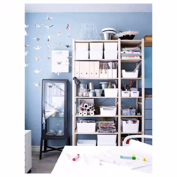 IVAR 2 секции/полки - сосна 134x50x226 см - фото 3