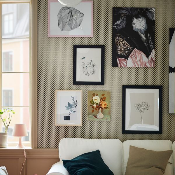 Рама, темно-коричневый 13x18 см IKEA HOVSTA ХОВСТА 303.821.68 - схема-чертеж с размерами