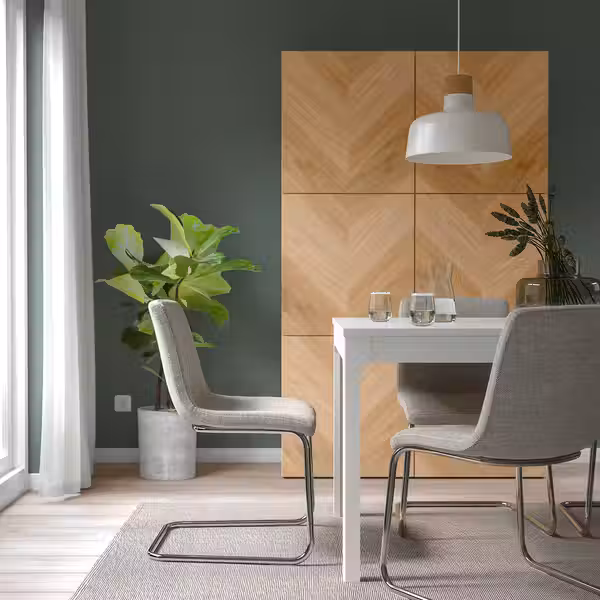 LUSTEBO ЛУСТЕБО Стул - Viarp бежевый/коричневый - фото 3