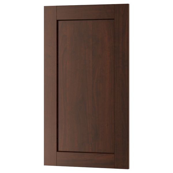 Фронтальная панель для посудомоечной машины ЭДСЕРУМ, под дерево коричневый (45x80 см) - фото 1