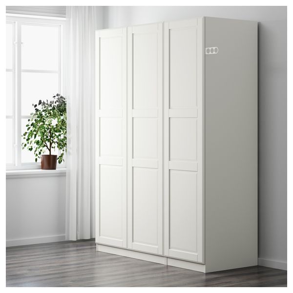 Гардероб ПАКС, белый, Тисседаль белый - фото 3