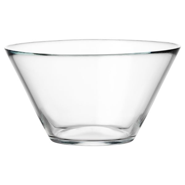 Сервировочная миска ТРЮГГ, прозрачное стекло (17 см) - схема-чертеж с размерами