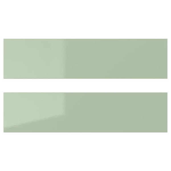 Фронтальная панель ящика, глянцевый светло-зеленый, 40x10 см IKEA КАЛЛАРП 804.371.25 - фото 1