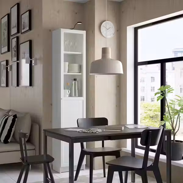 BILLY / OXBERG Стеллаж/панельная/стеклянная дверь - фото 2