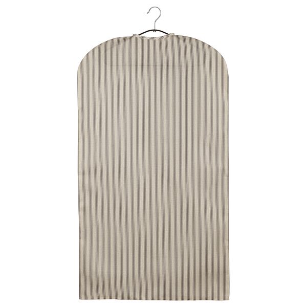Чехол для одежды, текстиль в полоску, бежевый антрацит IKEA RÅGODLING 705.658.30 - фото 2