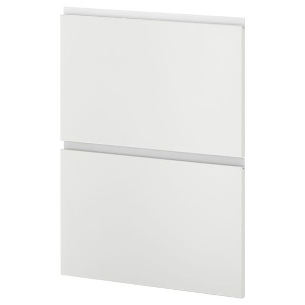 2 фронтальных панели для посудомоечной машины МЕТОД, Нодста белый (60 см) - схема-чертеж с размерами