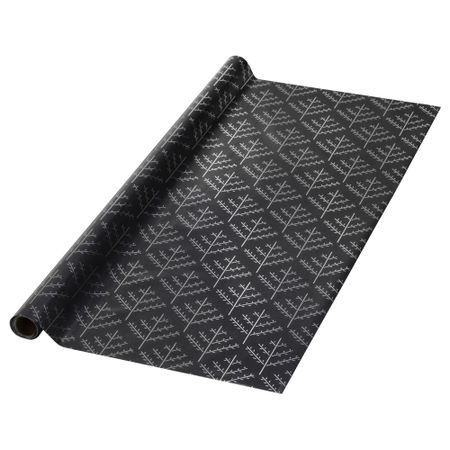 Рулон оберточной бумаги ВИНТЕР 2016, черный (2x0.7 м)