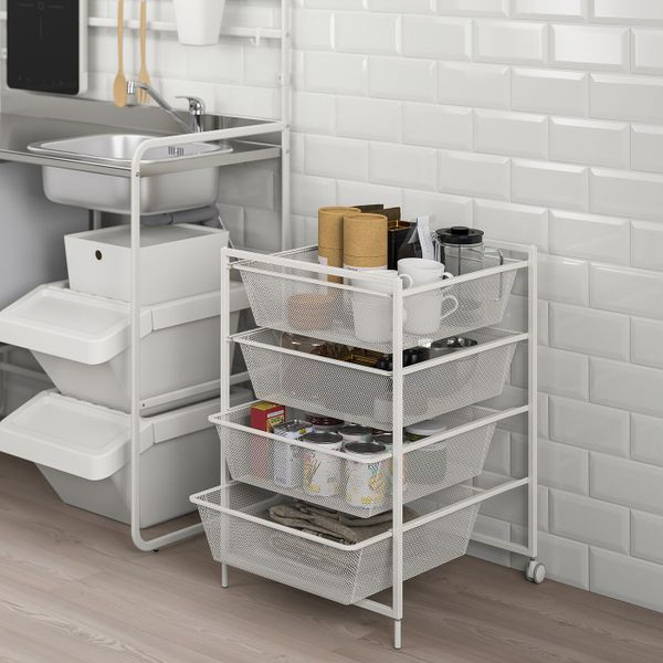 Комбинация для хранения, белый 50x51x73 см IKEA JONAXEL ЙОНАКСЕЛЬ 092.974.93 - схема-чертеж с размерами