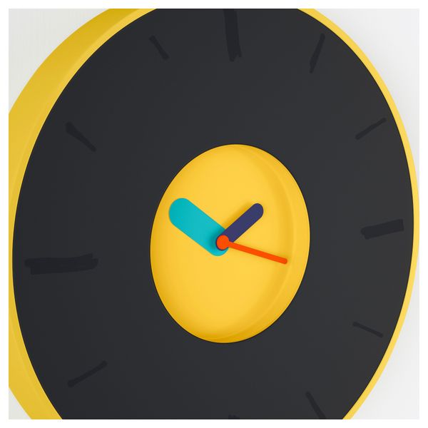 Настенные часы ПЛАДРА, черный, желтый - фото 5