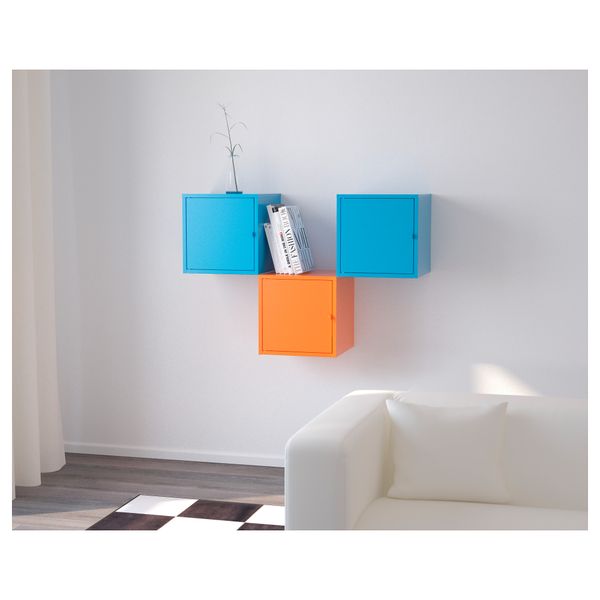 Комбинация для хранения ЛИКСГУЛЬТ, оранжевый, синий (105x70 см) - фото 3