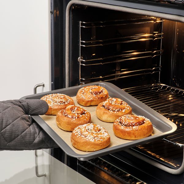 Форма для выпечки, серый, 40x30 см IKEA HEMMAHOS ХЕММАХОСBAK ХЕММАБАК 804.898.88 - фото 4