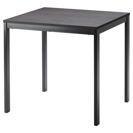 Раздвижной стол, черный, темно-коричневый, 80, 120x70 см IKEA VVANGSTA ВАНГСТА ВАНГСТА 404.201.55