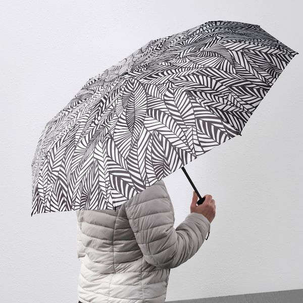 Зонт, складной белый, черный IKEA KNALLA КНЭЛЛА 804.939.65 - схема-чертеж с размерами