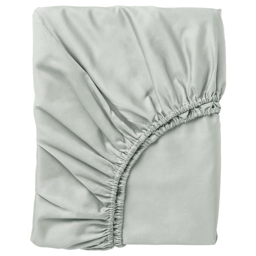 Простыня натяжная НАТТЭСМИН, светло-серый - фото 1