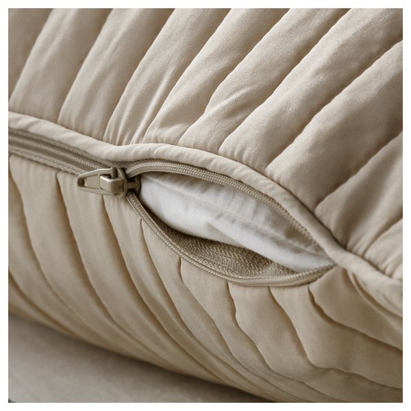 Покрывало и чехол на подушку КАРИТ, бежевый (180x280/40x65 см) - фото 3