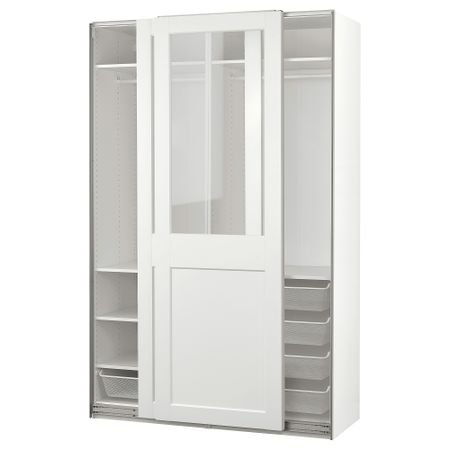 Гардероб с раздвижными дверьми IKEA PAX ПАКС, GRIMO ГРИМО 195.022.71