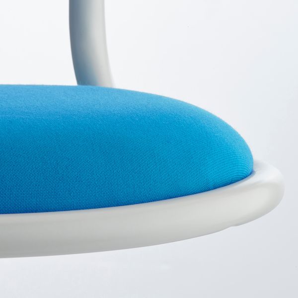 Детский стул для письменного стола, белый/Висле ярко-синий IKEA ÖRFJÄLL ОРФЬЕЛЛЬ 503.730.21 - фото 4