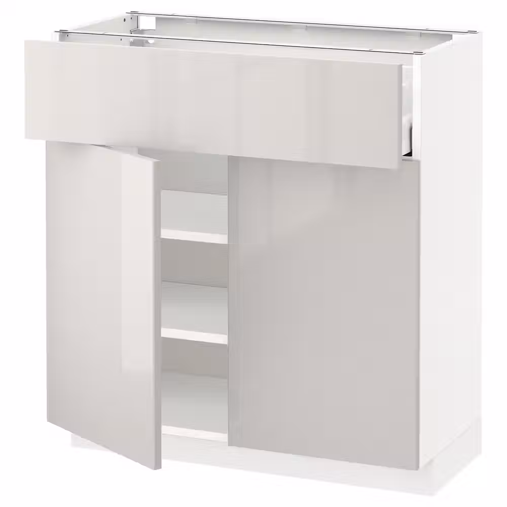 METOD / MAXIMERA Напольный шкаф с ящиком/2дверцами - фото 1