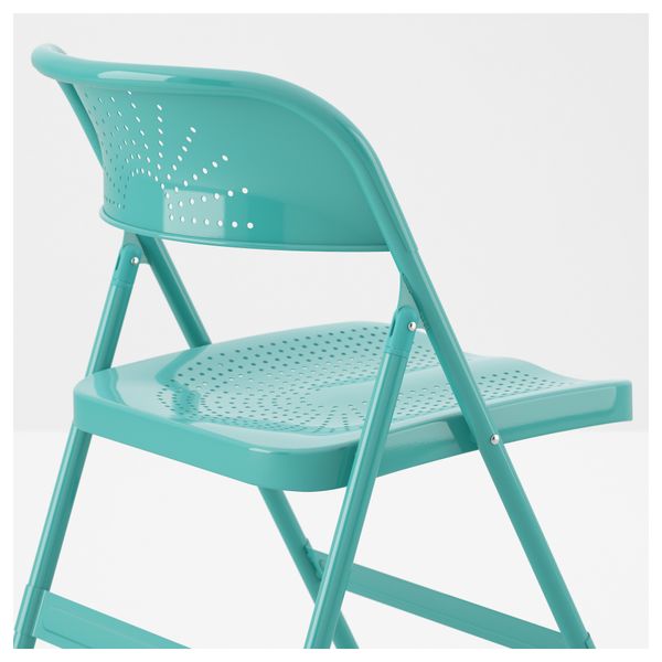 Стул складной ФРОДЕ, бирюзовый - схема-чертеж с размерами