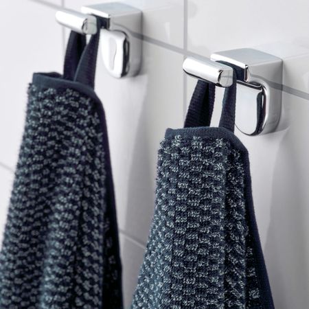 Полотенце, темно-синий/меланж 50x100 см IKEA SKUTTRAN СКУТТРАН 904.901.79
